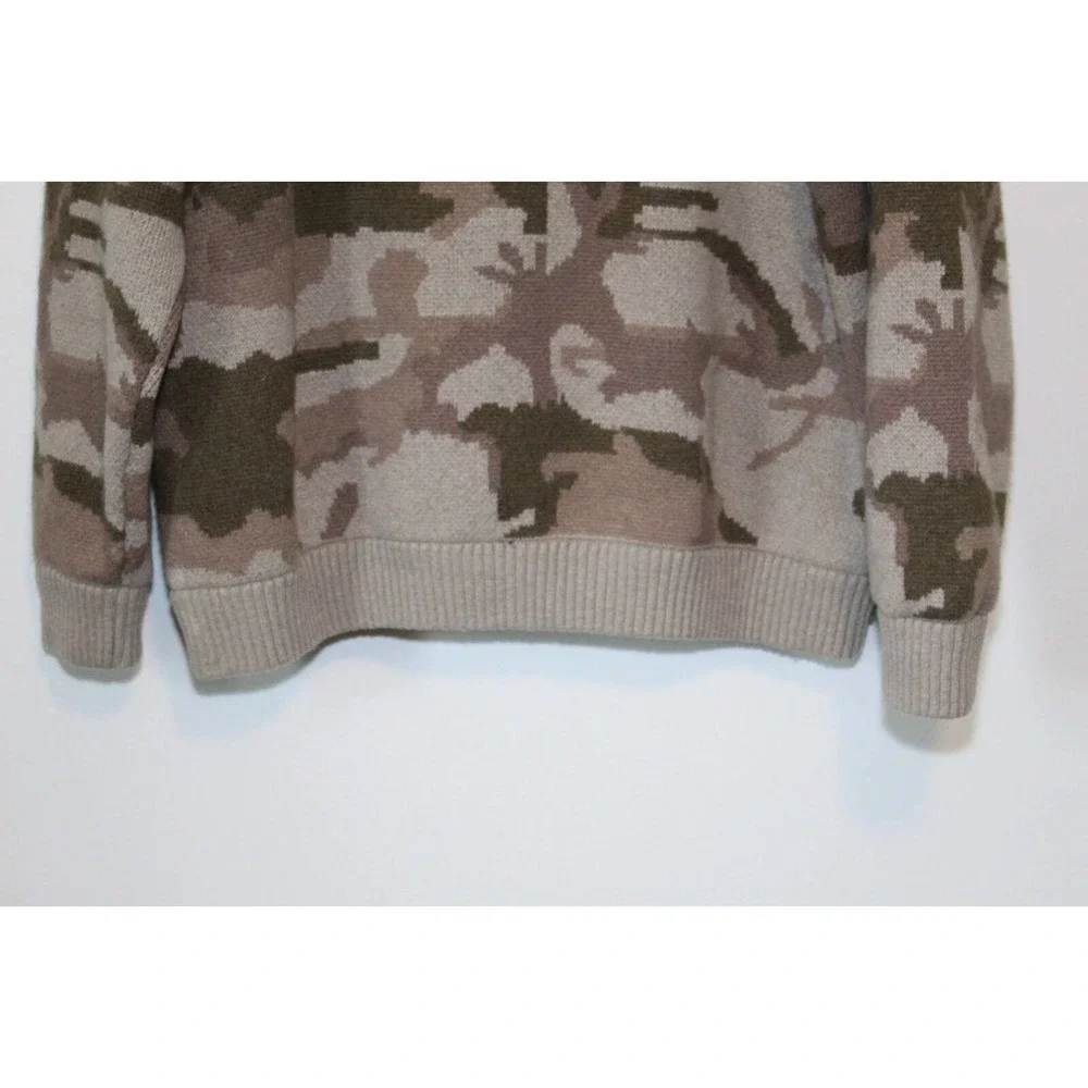 Cabela's Camo Windshear Lined Hunting Sweater Wool Blend Henley Men's 2XL H14293 - Picture 3 of 11